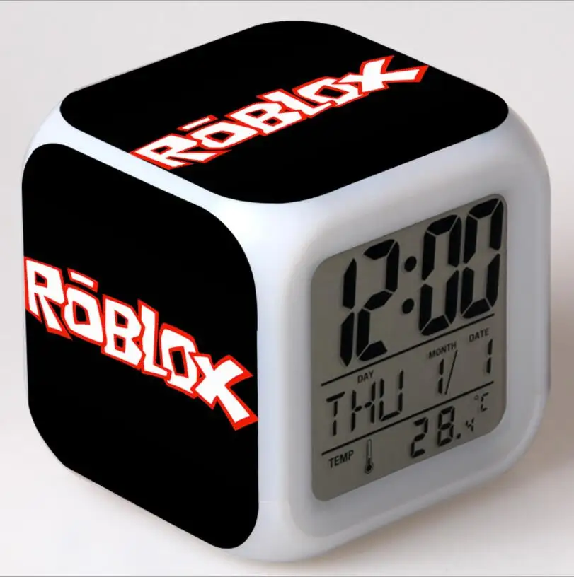 Roblox Aksi Angka Led 7 Warna Perubahan Touch Lampu Alarm - 