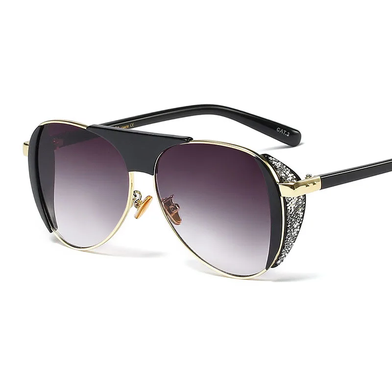 Роскошные солнцезащитные очки в стиле унисекс классические брендовые