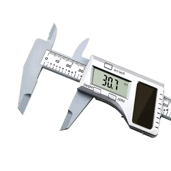 

0-150mm Mini Solar Digital Display Plastic Caliper Electronic Jewelry Measurement Vernier Caliper