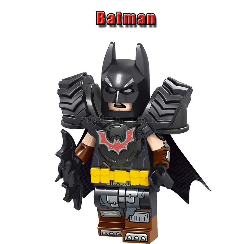 Игрушки блоки фильм 2 Emmet Lucy Batman Unikitty сладкий Mayhem Rex сшитая игрушка История 4 Вуди и Джесси блок коробка фильм фигурки Модель - Цвет: D-D1-2-09-Batman