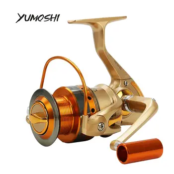 

YUMOSHI fishing reel HF1000-7000 12 BB Metal rocker arm Metal handle