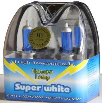 

by DHL or Fedex 100pair H7 12V 55W 5000K Super White Light Bulbs Auto Headlight