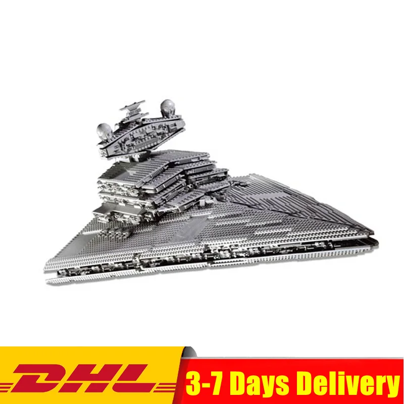 

In Stock Lepin 05027 3250 Pcs Emperor Fighters Star Ship Model Wars Building Blocks Bricks Toys CompatibleLegoings 10030 Gifts