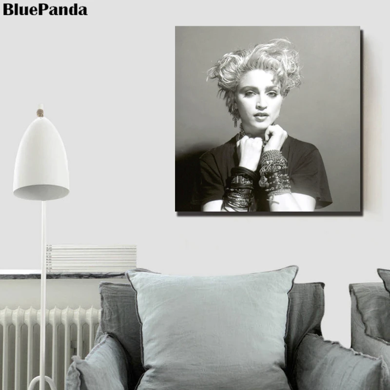 Madonna Portrait Singer Acyor Oil Poster Painting Canvas Wall Art Decoration Modern Pictures For Living Room Home Decor | Дом и сад