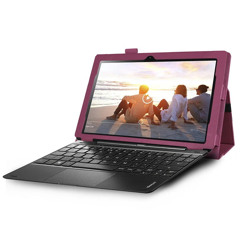 DyGod для Lenovo miix 310 210 320 10ICR 10 1 дюймов Чехлы тройного сложения Стенд кожаный чехол с