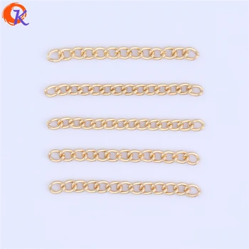 

Cordial Design Jewelry Accessories Cheap Wholesale 100Pcs 2.5 Inch Long KC Gold Color Smooth Extension Chain CDWB-518008-1