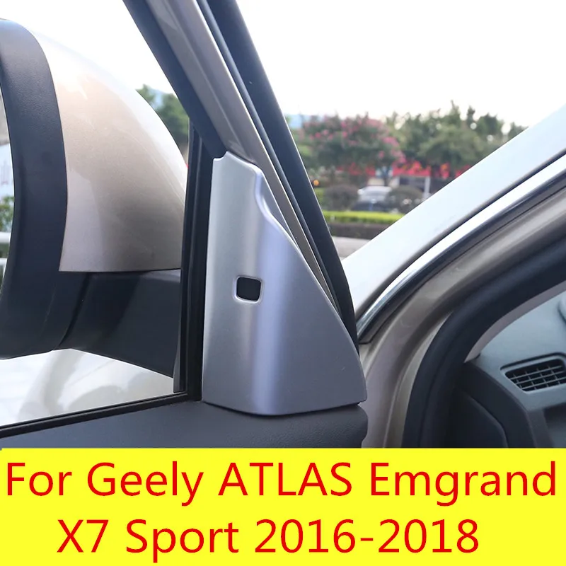 

Front triangle A column Decorative sequins Decorative patch Interior car Accessories For Geely ATLAS Emgrand X7 Sport 2016-2018