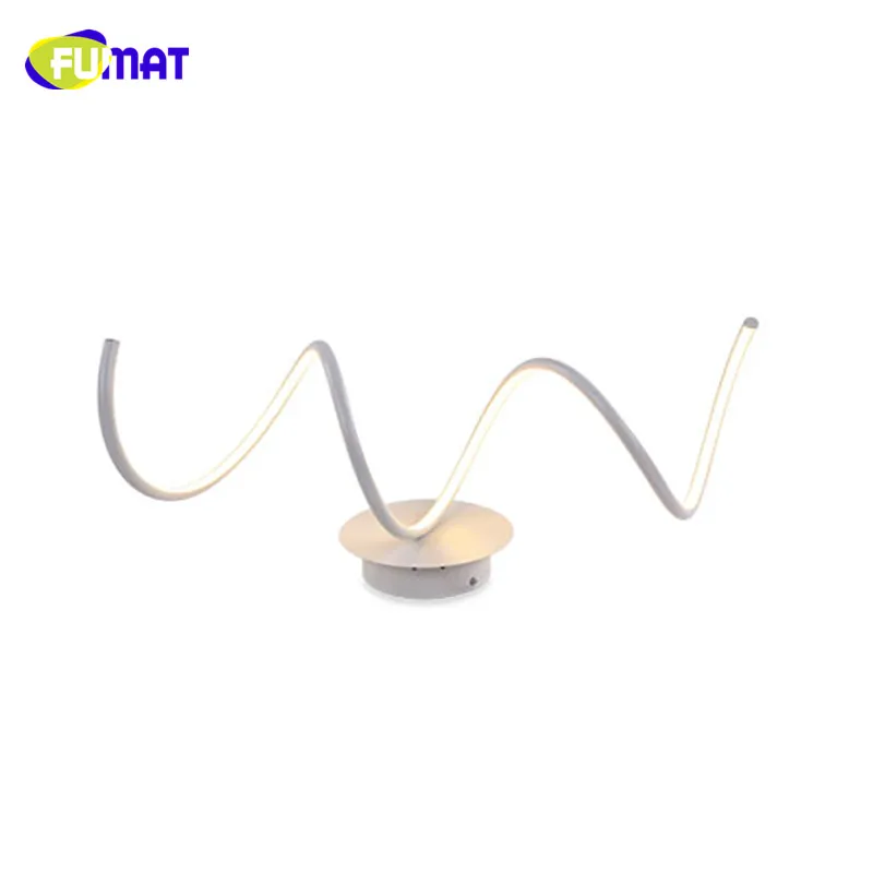 Fumat blanco aluminio LED Luces de techo comedor iluminación salón dormitorio techo Lámparas bar arte luminarias para Teto
