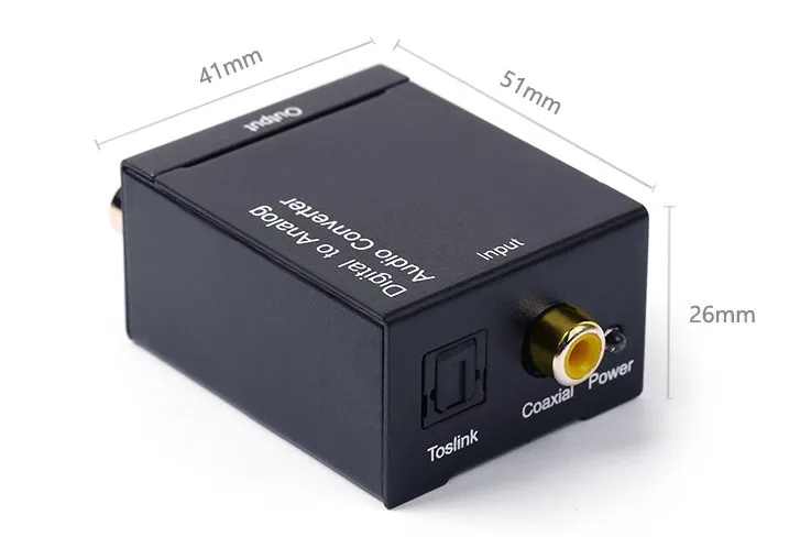 

Digital to Analog Converter Digital Signal Audio Converter Fiber to Analog Audio