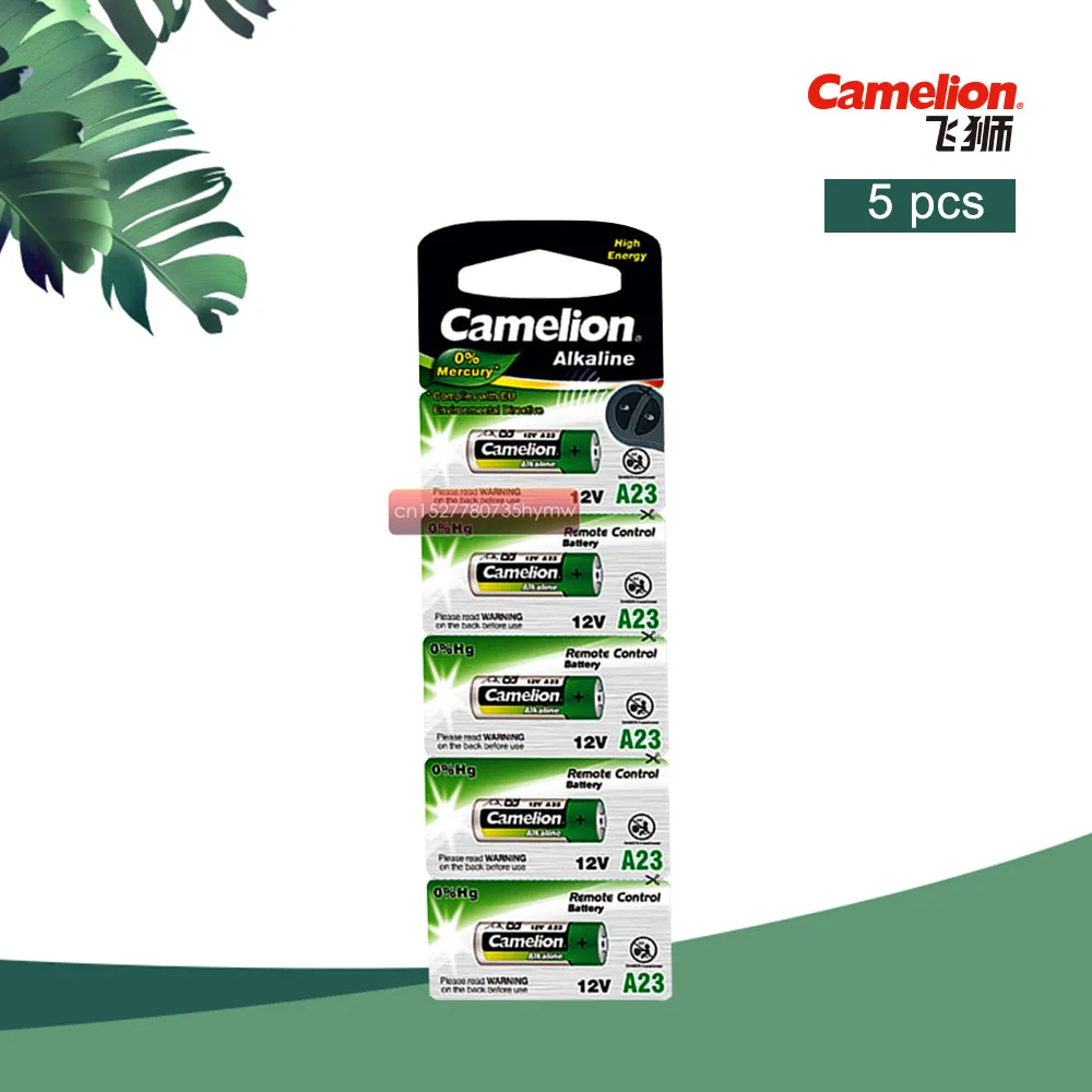 5 шт. Новые щелочные батареи Camelion 12 В 23A 27A 21/23 A23 E23A MN21 пульт дистанционного