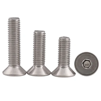 

10Pcs DIN7991 M4 M5 M6 M8 316 Stainless Steel Hexagonal Countersunk Head Screw Flat Head Screw