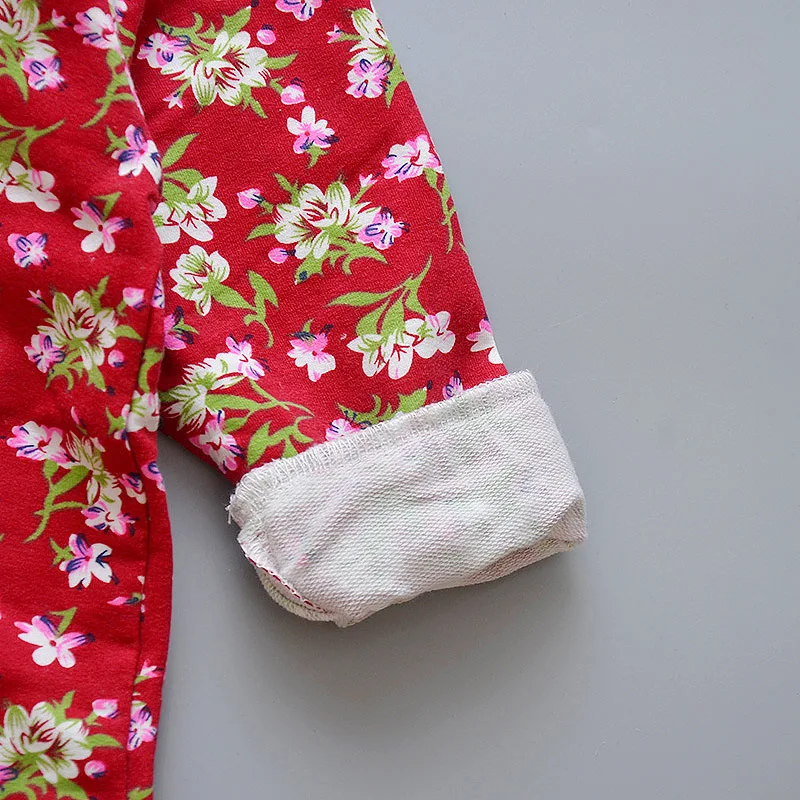 Весенне-Осенняя детская хлопковая рубашка с длинными рукавами для мальчиков и девочек модные детские топы с цветочным принтом, одежда для малышей от 0 до 4 лет