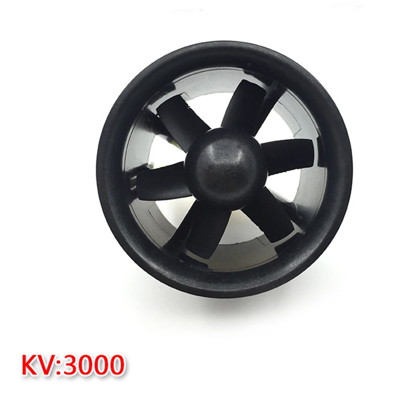 QX MOTOR бесщеточный двигатель 70 мм QF2822 3000KV EDF Ducted 6 Rotor Fan Balance протестирован для