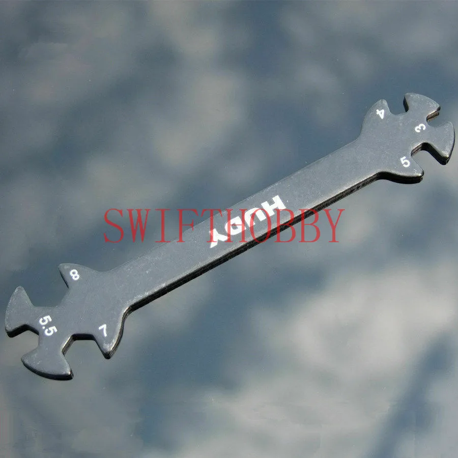 새로운 6 in 1 RC Hudy 특수 도구 렌치, 3/4/5/5.5/7/8mm, 턴 버클용