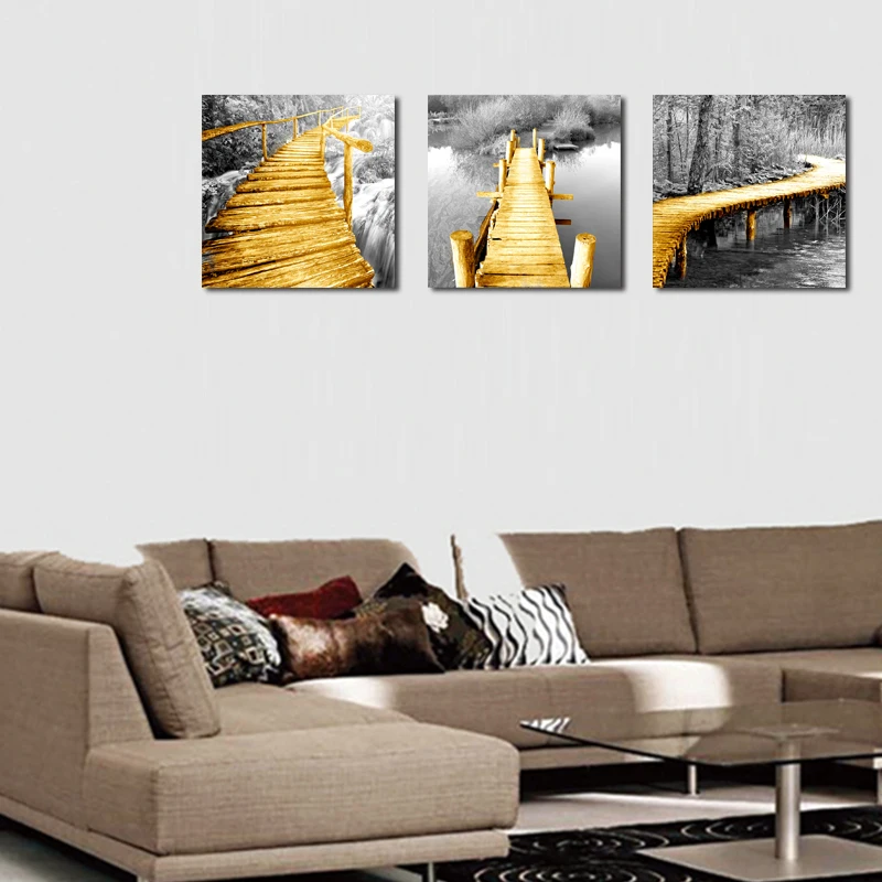 

22/5000 Diy painting with Numbers, using Numbers to draw decorative paintings of the golden bridge in Europe