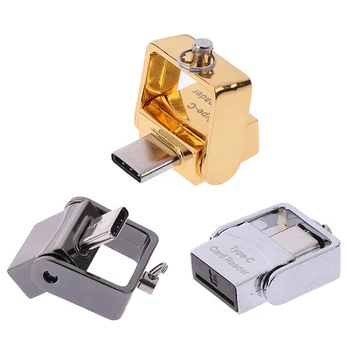 

1pc Type C 2.0 Micro TF Memory Card Reader for Mac Book Pro for Samsung S9 S8