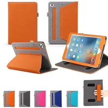 Чехол для iPad Mini 5 4 3 2 1 кожаный чехол 7," мягкий умный чехол многофункциональный с подставкой и карманами для карт ремешок на запястье Чехол