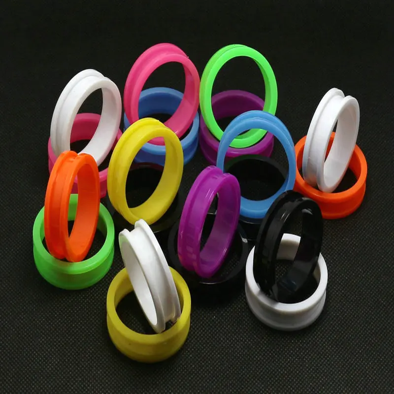 1 пара 2 мм-36 мм большого размера акриловая УФ-винт подходит для ушной пробки телесный туннель пирсинг ювелирные изделия ушные растяжки расширители датчиков