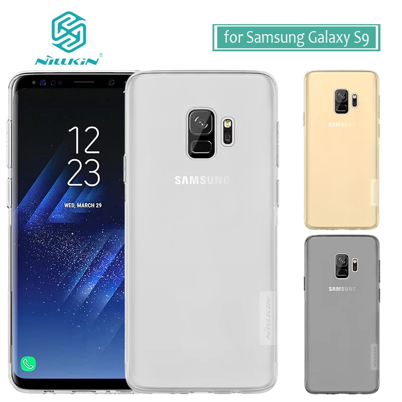 

for Samsung Galaxy S9 Case Nillkin TPU 0.6mm Ultra thin Capa Phone Case Nilkin Silicone Cover for Samsung S9 Crystal Clear Case