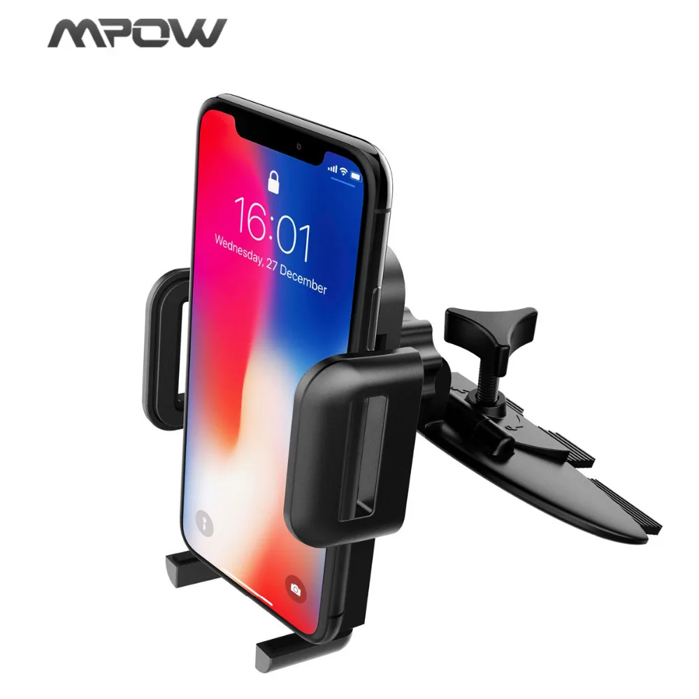 Original MPOW Universal font b Smartphone b font CD Slot Car Mount Phone Stand Holder Cradles