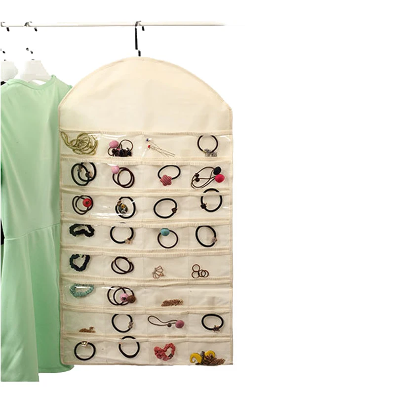 32 Pockets Jewellery Storage Organizer Bag Pouch Necklace Rings