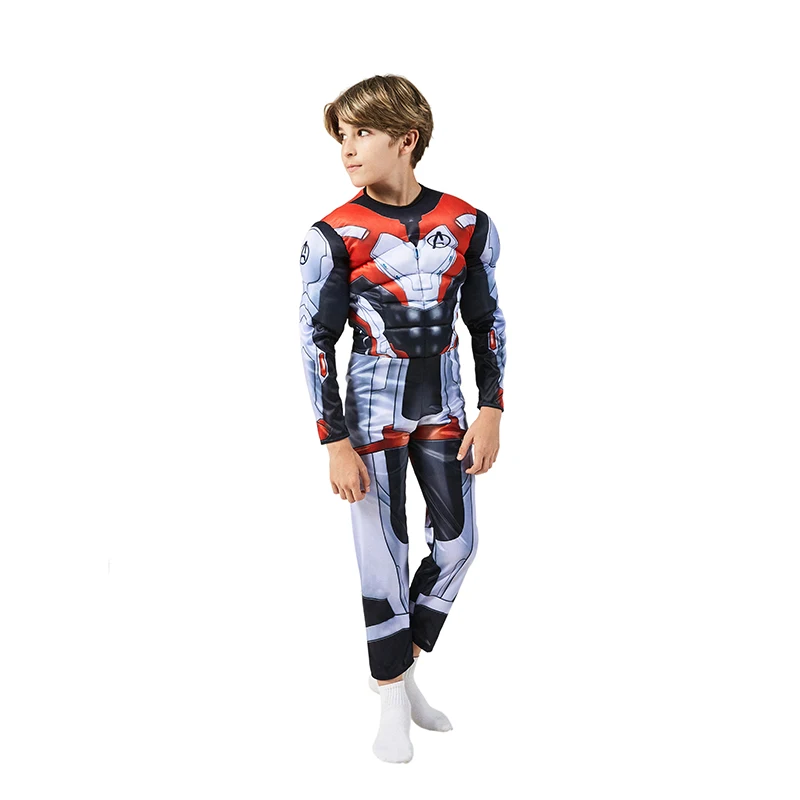 Дети Marvel 4 Endgame Advanced Tech Quantum Realm Muscle Dress Up Хэллоуин Косплей Карнавальный костюм для