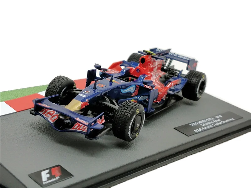 1:43 TORD ROSSO STR3 2008 No15 Vettel гоночный литой под давлением модель автомобиля миниатюрный автомобиль