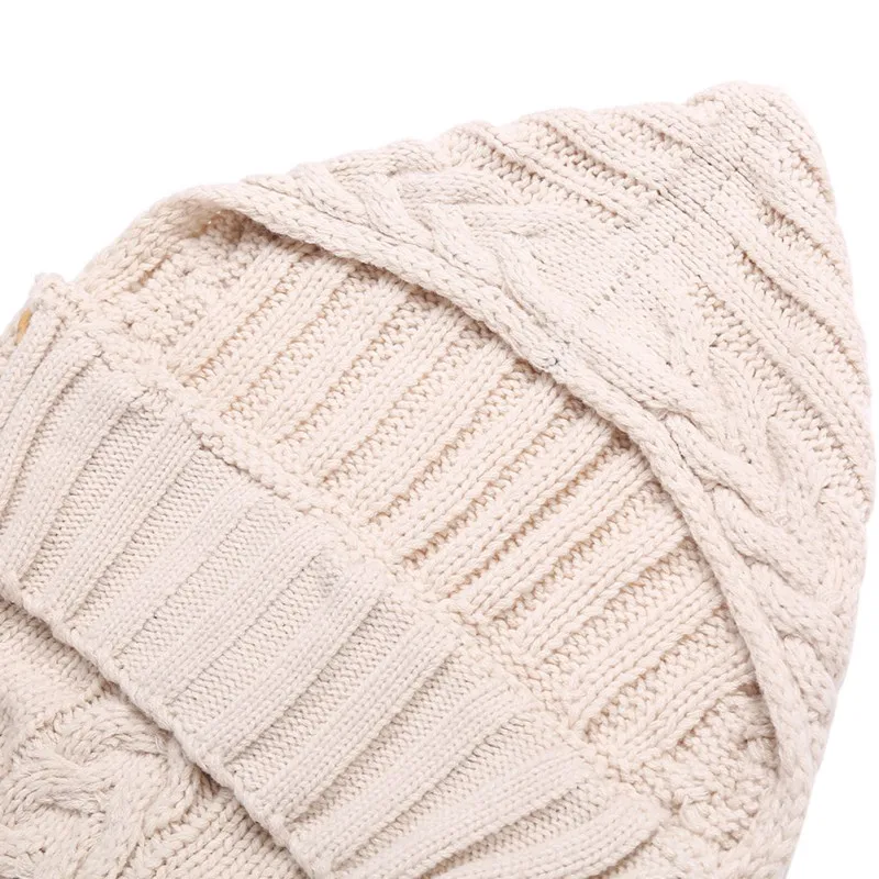 Новая простыня для новорождённого одеяло для малышей, детское шерстяное вязаное одеяло для сна, сумка для сна, накидка для детей 0-12 месяцев, Лидер продаж