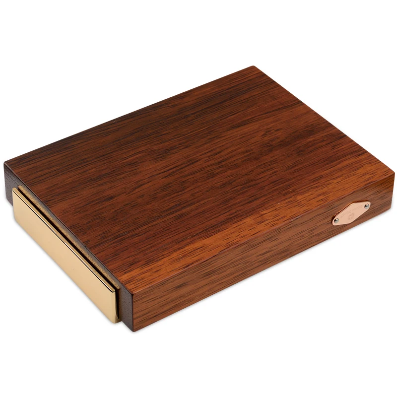Luxury Design Holder 1 Cigar1 solid  wooden Cigar Ashtray W/ Original Box good 2 colors