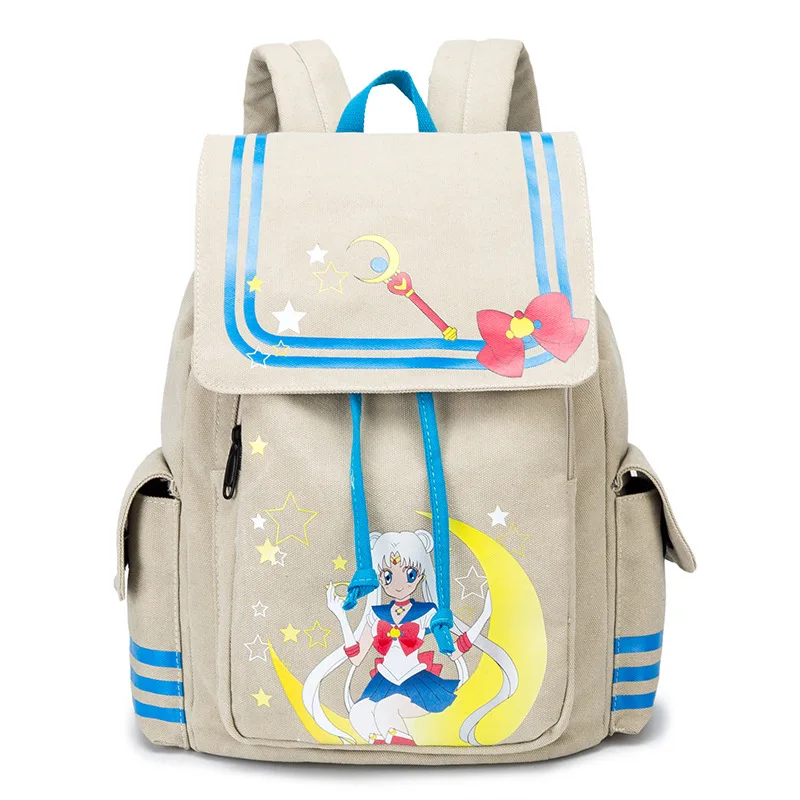 Japan Anime Sailor Moon Backpack School Travel Shoulder Bag Rucksack Student Bag