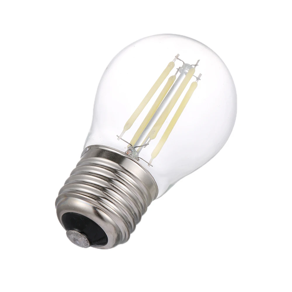 

1PC Portable E27 Retro Vintage Bulb Light COB Edison Filament Dimmable Ball Lamp Home Decoration Screw Connector Filament Lamp