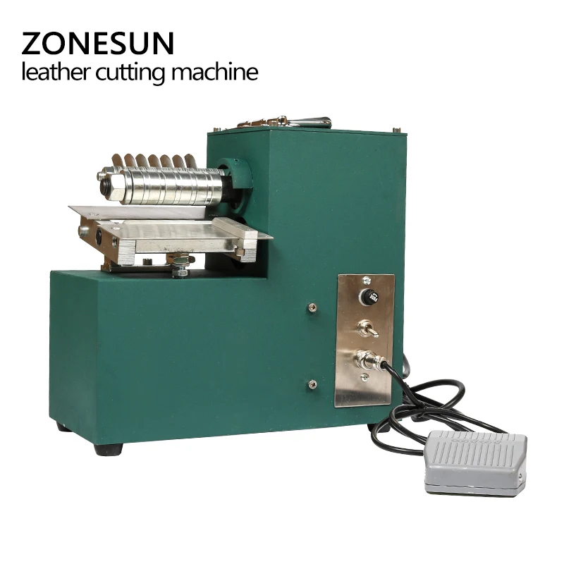 ZONESUN V01 одноголовочный резак для кожи режущий Мешок обуви прямой бумаги