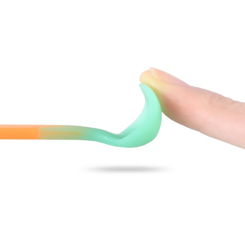 2Pcs/Set Kids Child Soft Silicone Spoon Tableware Baby Spoon Feeding Tableware Best Gifts