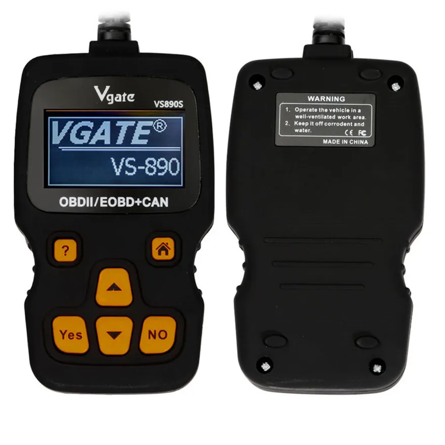 Черный OBDII сканер Vgate VS890S автомобильный код ридер Поддержка Мультибренды автомобили user-friendly практичный, высококачественный прочный l508