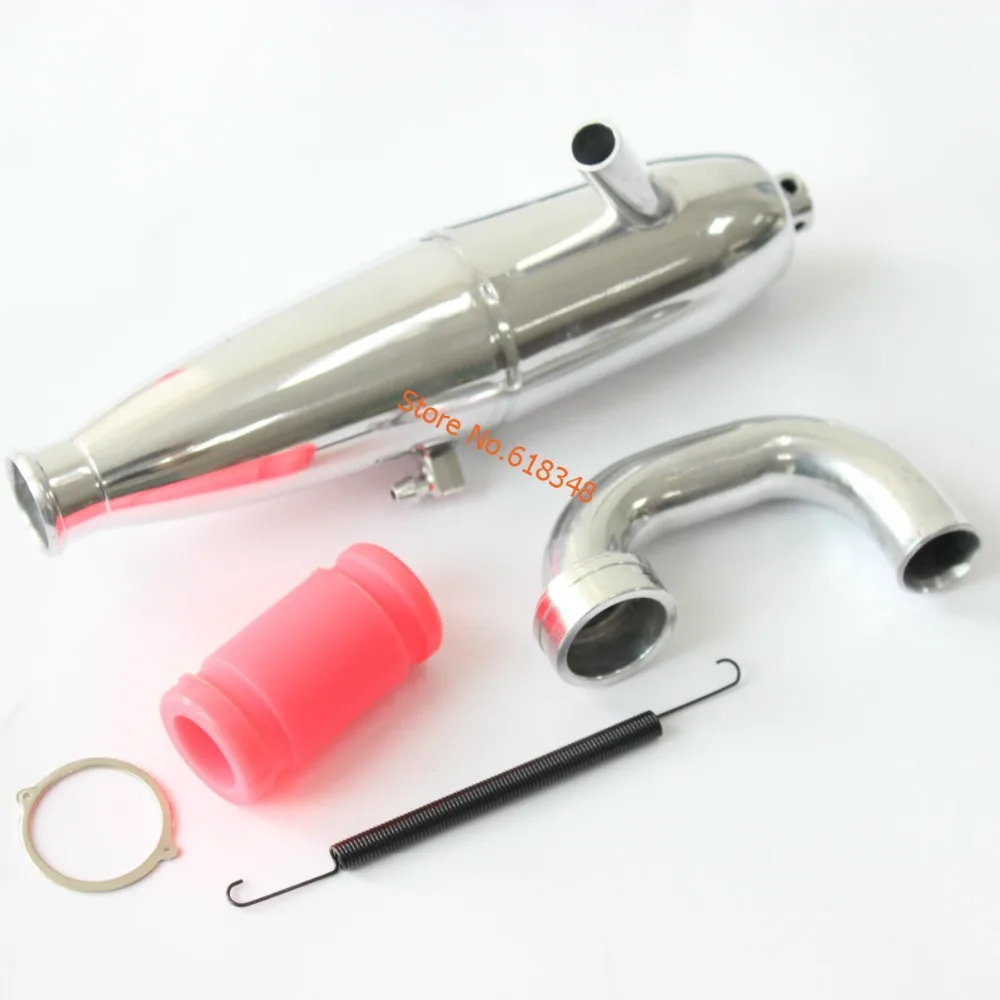 85789 Aluminum Exhaust Pipe Set For HSP 1/8 Scale RC Model Car VX SH