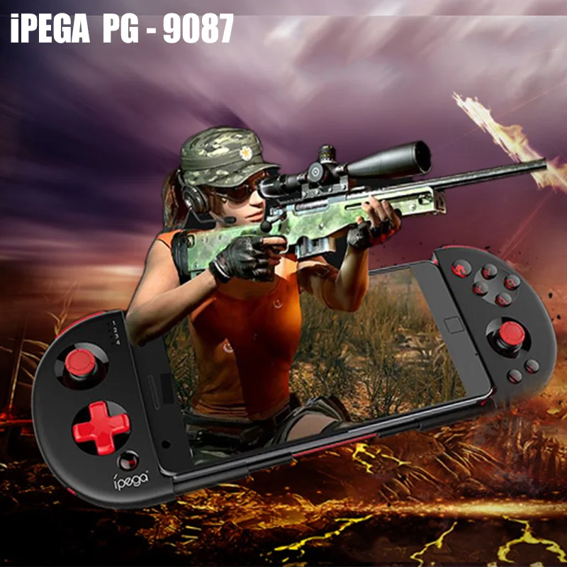 

iPEGA PG - 9087 Extendable Bluetooth Wireless Controller Gamepad with Joystick Gaming Gampad for iOS Android Smartphones