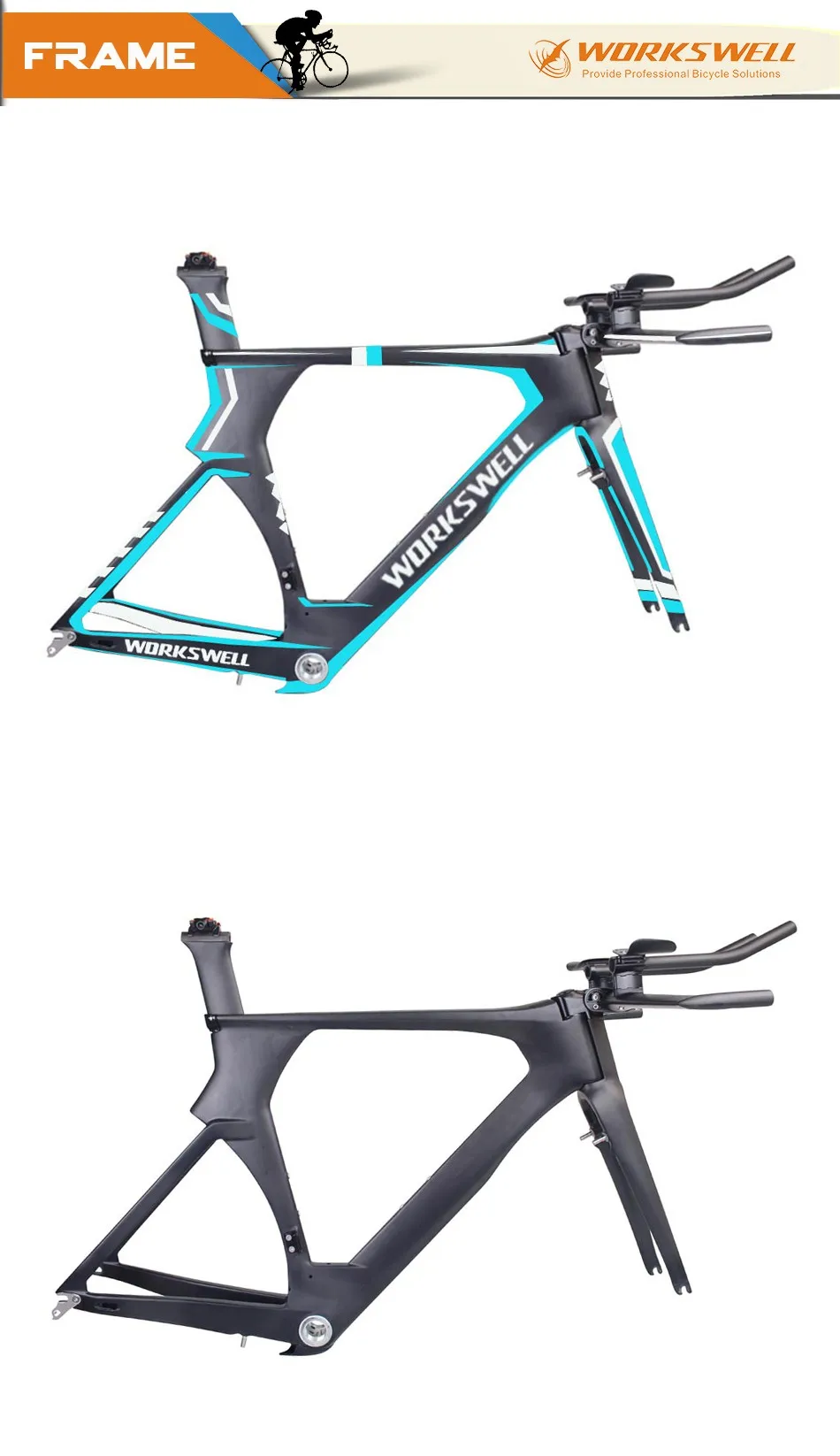 Top Discount price road carbon fiber TT frame time trail frame tt bike frame with high quality 2 Top Discount price road carbon fiber TT frame time trail frame tt bike frame with high quality 2