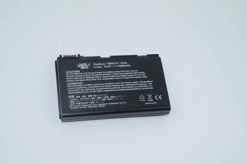 JIGU ноутбука Батарея для acer Extensa 5210 5220 5230 5420 5420G 5610 5620 5620Z 5630 5630G 7220 7620Z TM00741 TM00751 GRAPE32