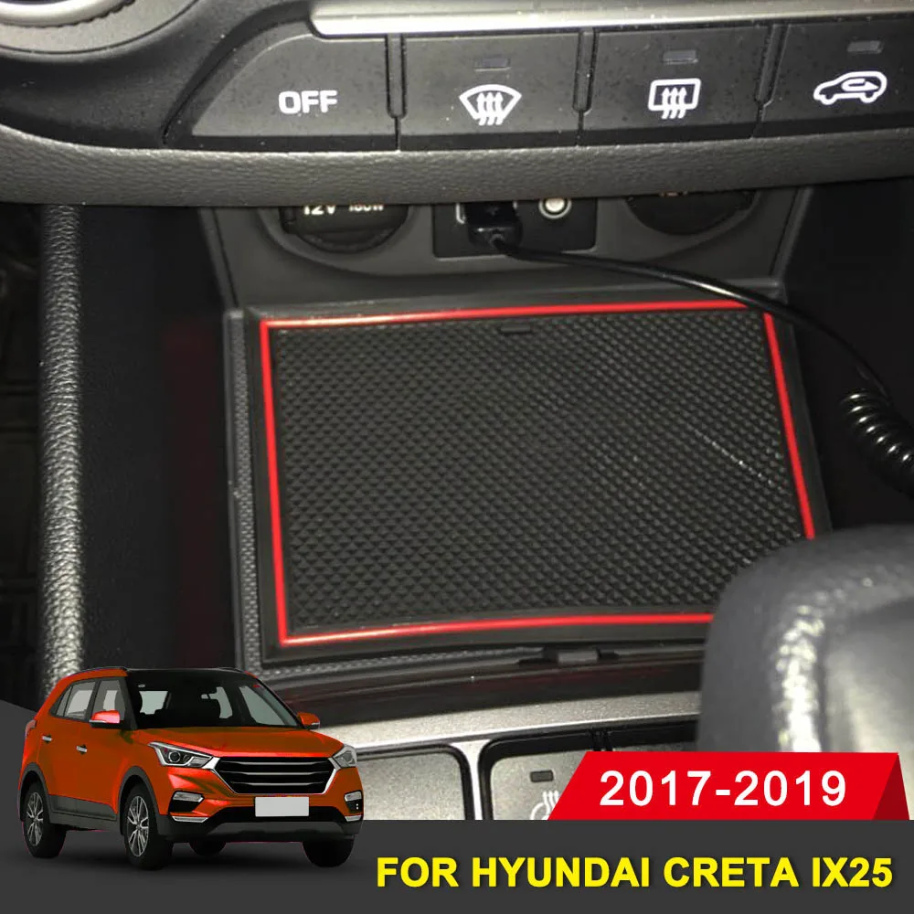 

Car Door Groove Mats Gate Slot Pad Interior Door Armrest Pad Non-slip For Hyundai Creta IX25 2017 2018 2019 Accessories