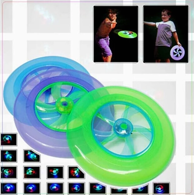 Rotating outdoor light emitting UFO toys for children | Игрушки и хобби