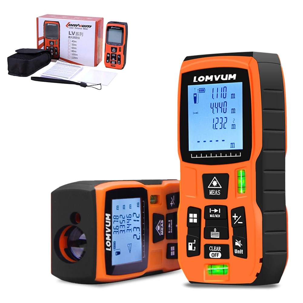 

LOMVUM 80/120m trena measure tape medidor Laser ruler Rangefinders Digital Distance Meter measurer range finder lazer metreler