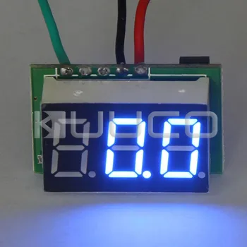 

Digital Voltmeter DC 0 ~100V Blue Led Display Voltage Meter DC 12V 24V Volt Meter Ultra Small Voltage Tester