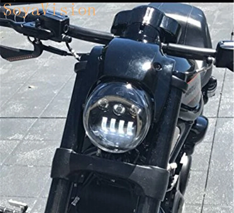 Бесплатная доставка! 2017 для Harley V Rod VROD VRSCA VRSC передняя фара VRSC/V-ROD светодиодная