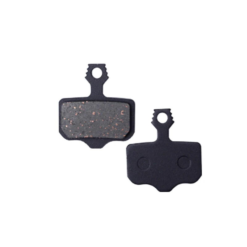 MTB Bicycle Disc Brake Splint Brake Clamp, Semi-Metal Bfriction Block Parts, Purple Copper, Skin, Mountain Bike Fiber, 4 Pair