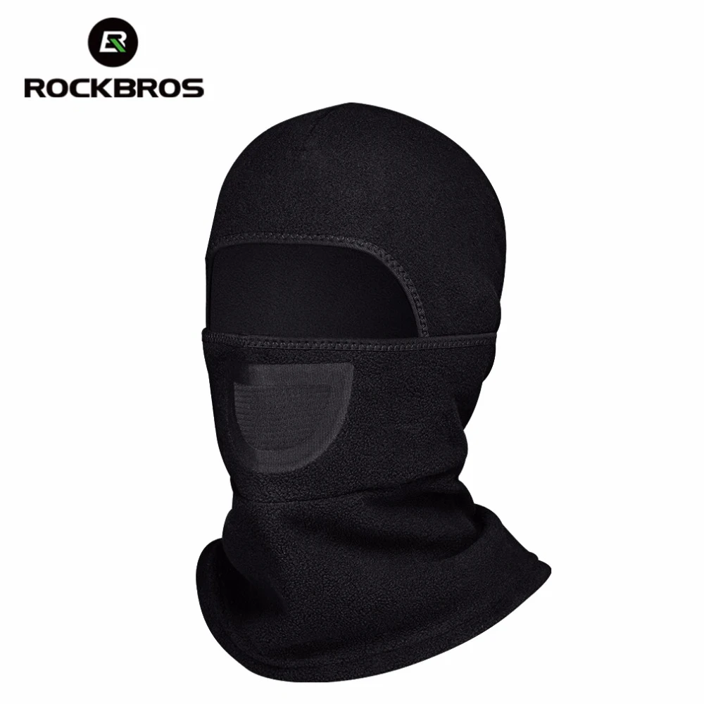 ROCKBROS кепки руна езда на велосипеде теплее для головы велосипедные маски воротники платок шарф шапка велосипедные аксессуары - изображение