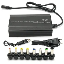 EU Plug Universal 100W DC AC Auto Notebook Laptop Charger Adapter Power New Laptop Adapter Charger Car Chager 8pcs Connector