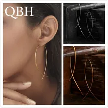 EK143 European American Simplicity Fish Shaped Stud font b Earrings b font for font b Women