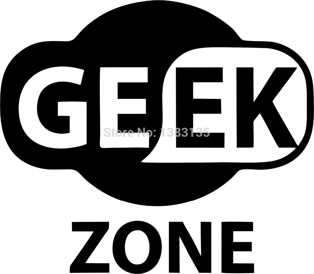 Wholesale 40 pcs lot Geek Zone font b Logo b font font b Funny b font