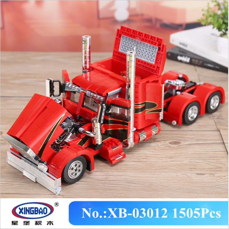 IN STOCK XingBao 03012 1505Pcs Genuine Technic MOC Series The Red Monster Set Children Educational