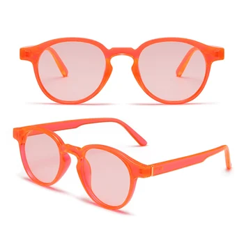 

2019 Summer Style Small Round Frame Sunglasses Retro Anti-UV Men and Women Decorative Sun Glasses Shopping Party